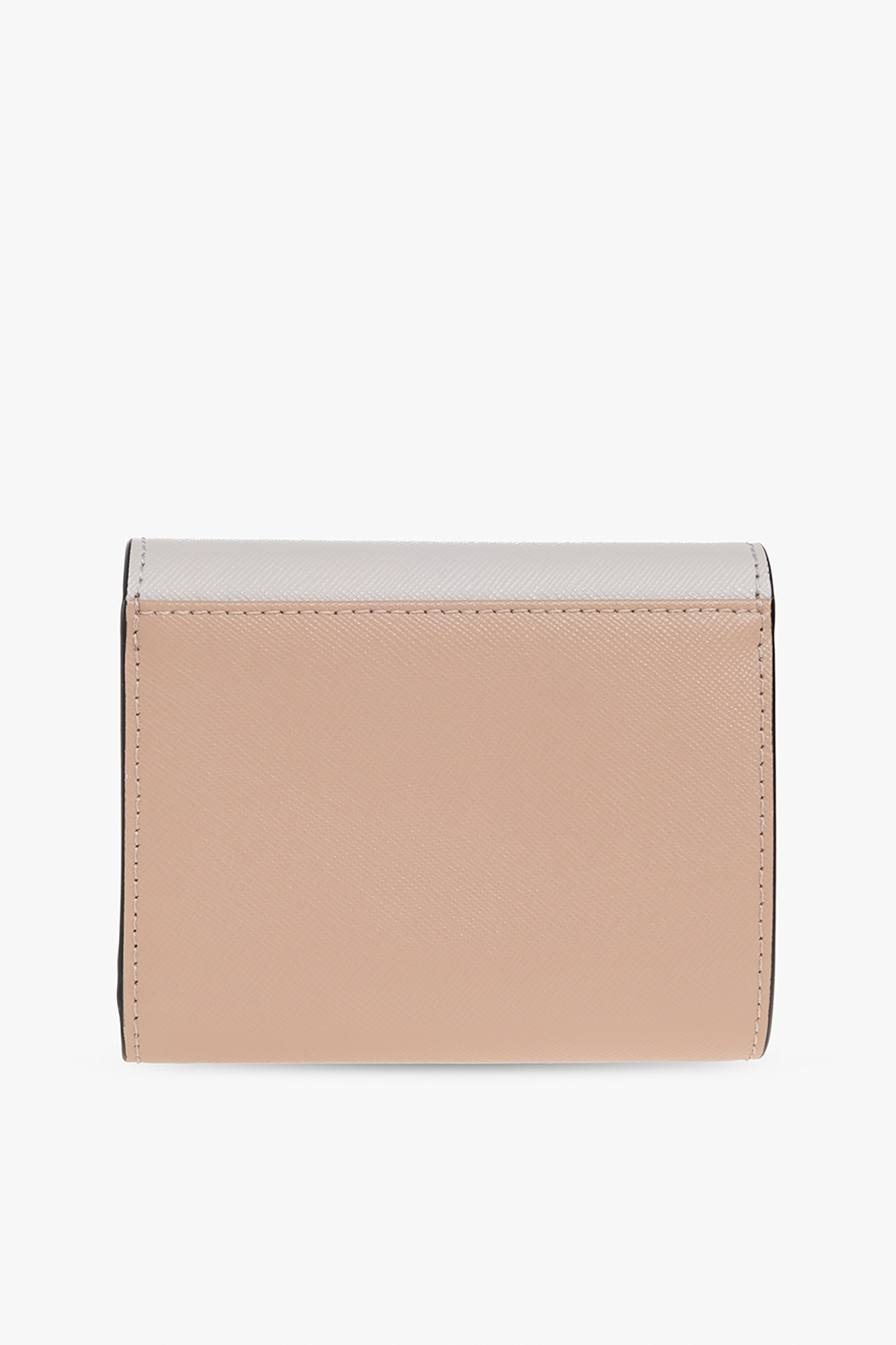 【MARNI】Multicolor Trunk Card Wallet Beige Beige credit card holder with Marni Symbol logo | Marni